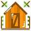 building, garden, hut, shed, storage 