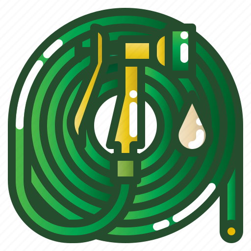 Garden, hose, rubber, tool, water icon - Download on Iconfinder
