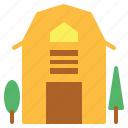barn, buildings, farm, gardening