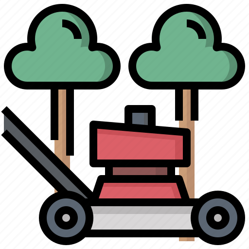 Farming, gardening, lawn, machine, mower, yard icon - Download on Iconfinder