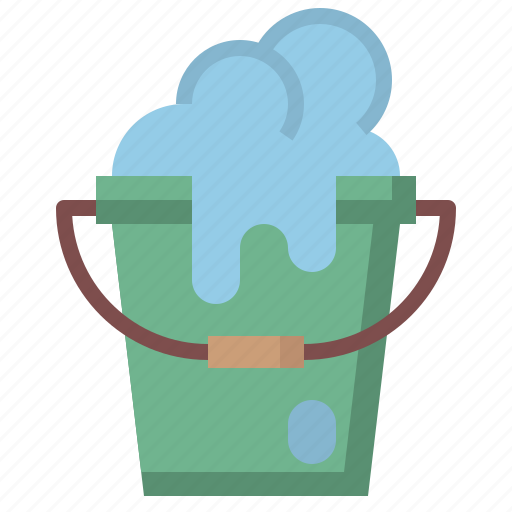 Bubble, bubbles, bucket, cleaning, miscellaneous, washing icon - Download on Iconfinder