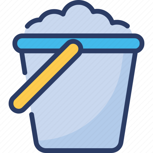 Bucket, cleaning, container, household, pail, pot, water icon - Download on Iconfinder