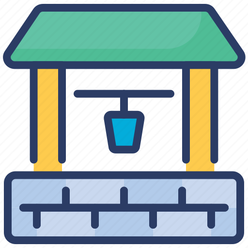 Agriculture, farm, irrigation, village, water, watering, well icon - Download on Iconfinder