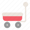 wagon, transport, farm, gardening