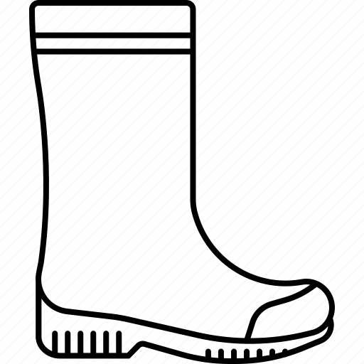 Wellington, boot, footwear, boots, gardening, shoe, shoes icon - Download on Iconfinder