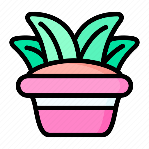 Desk, indoor, nature, plant, pot icon - Download on Iconfinder