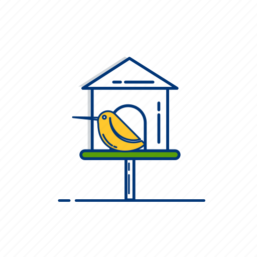 Animal, bird, birdhouse, box, garden, house, wood icon - Download on Iconfinder