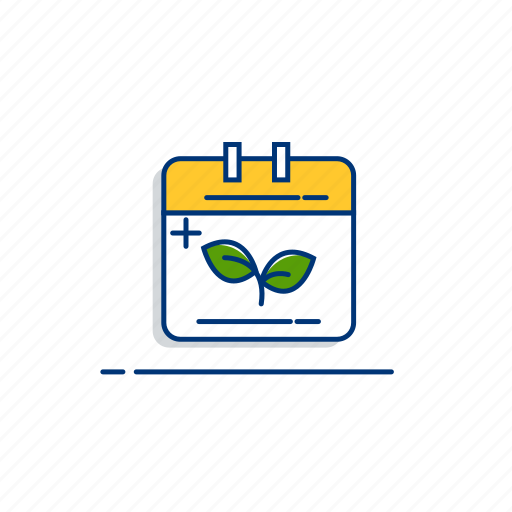Bud, calendar, date, day, month, reminder, spring icon - Download on Iconfinder