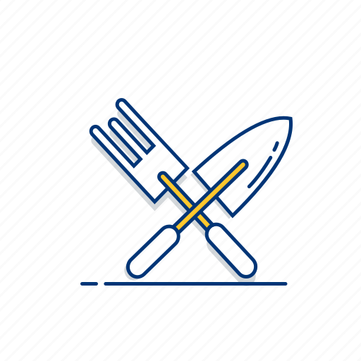 Equipment, fork, garden, gardening, shovel, tool, trowel icon - Download on Iconfinder