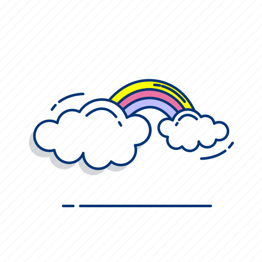 Cloud, colorful, nature, rainbow, sky, spring, weather icon - Download on Iconfinder