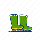 footwear, gardening, protection, rubber, shoe, spring, waterproof