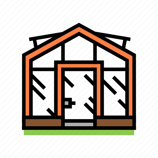 Glass, greenhouse, gardening, equipment, polycarbonate, treatment icon - Download on Iconfinder