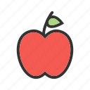apple, apples, food, fresh, leaf, nature, red