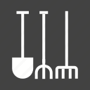 fork, garden, gardening, lawn, maintenance, spade, tools