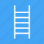 high, improvement, ladder, ladders, staircase, stairs, wall 