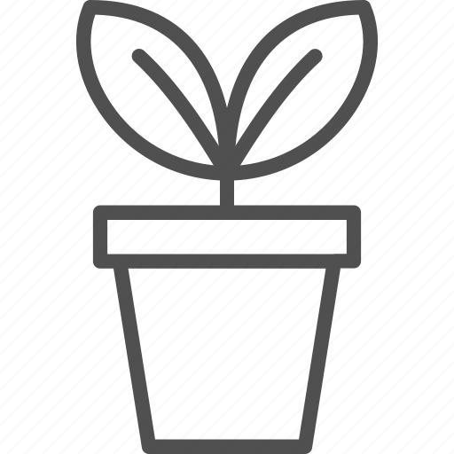Flower, flowerpot, garden, gardening, plant, pot, tool icon - Download on Iconfinder