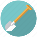 equipment, garden, gardening, shovel, spade, tool
