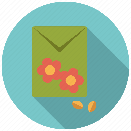 Bag, flowers, garden, gardening, seeds icon - Download on Iconfinder