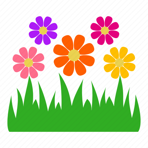 Flower, garden, gardening, grass, leaves, nature, plants icon - Download on Iconfinder