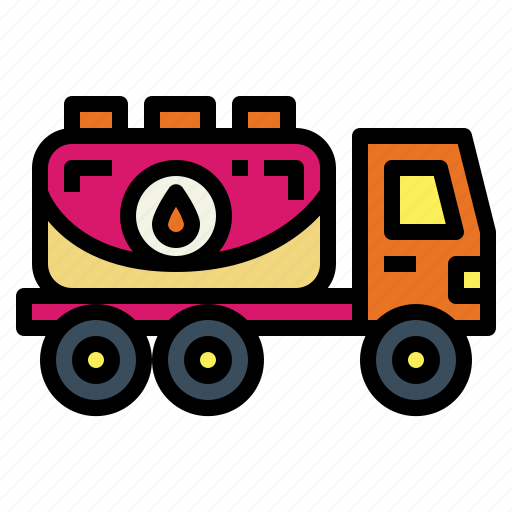 Oil, petrol, tanker, transportation, truck icon - Download on Iconfinder