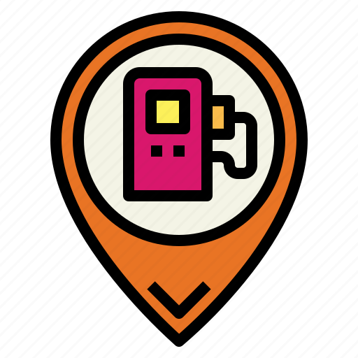 Gas, map, place, point, station icon - Download on Iconfinder