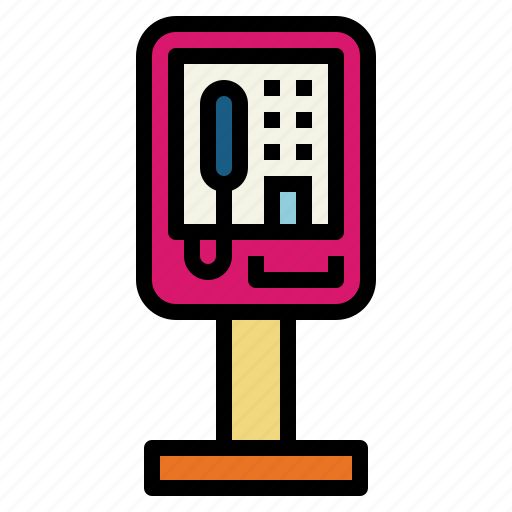 Call, communications, phone, public, telephone icon - Download on Iconfinder