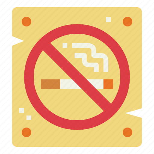 No, prohibition, signaling, smoke, warming icon - Download on Iconfinder