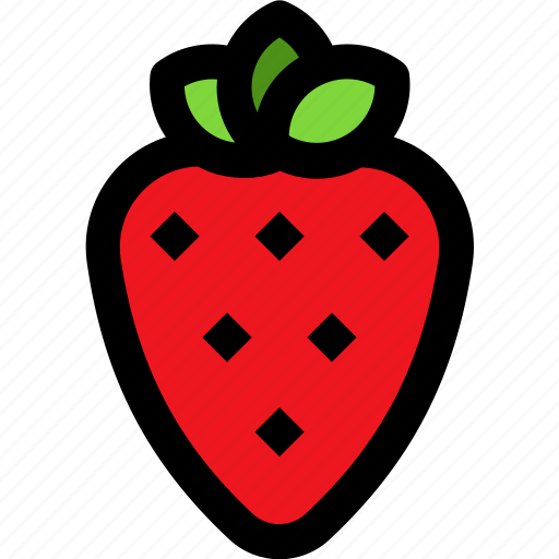 Strawberry, gastronomy, meal, food, fruit, restaurant, ice icon - Download on Iconfinder