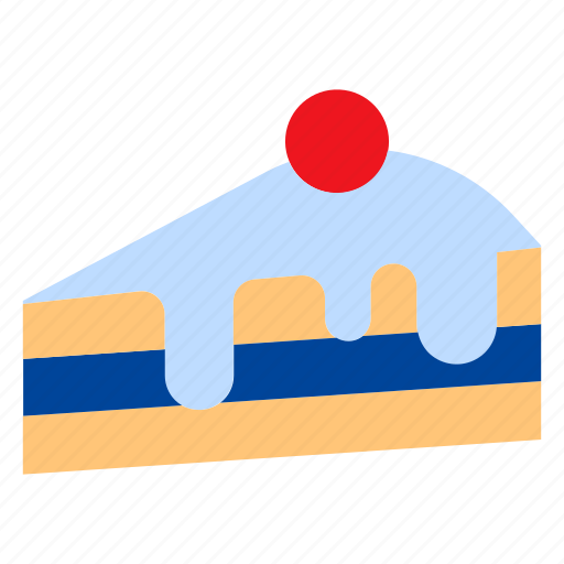 Cake, cherry, gastronomy, meal, beverage, food, fruit icon - Download on Iconfinder