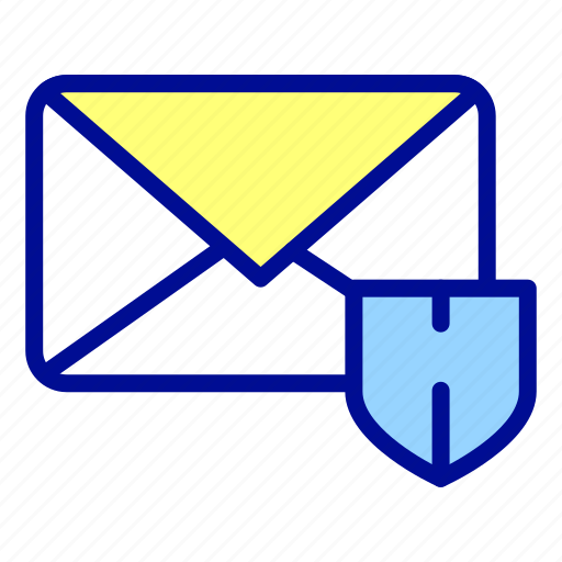 Mail, security, shield, spam, virus icon - Download on Iconfinder