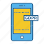 gdpr, mobile, secure, security, smartphone 