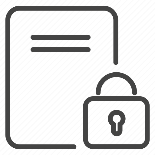 Data privacy, gdpr, locked folder, password protected, private folder, protected folder, secured folder icon - Download on Iconfinder