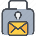 email, gdpr, letter, mail, padlock, secure, security