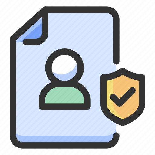 Gdpr, personal data, privacy, protection, shield icon - Download on Iconfinder