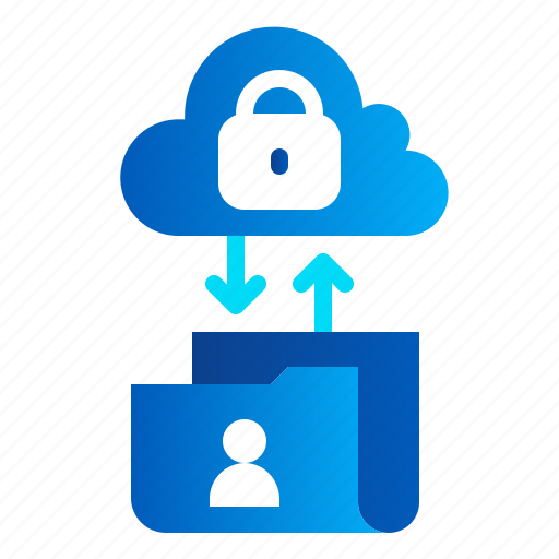 Cloud, eu, folder, gdpr, general data protection regulation, security, transfer data icon - Download on Iconfinder
