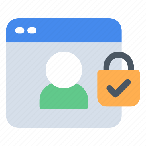Gdpr, lock, personal data, protection icon - Download on Iconfinder