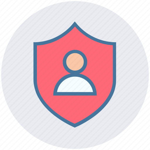 Man, personal security, privacy, safe, security, shield, user icon - Download on Iconfinder