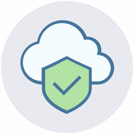 Accept, cloud, cloud security, cloud shield, protection, security, shield icon - Download on Iconfinder
