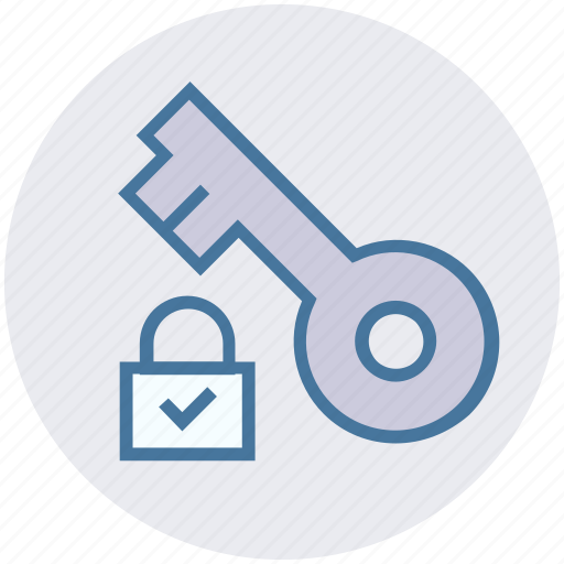 Accept, key, lock, locked, padlock, protection, secure icon - Download on Iconfinder