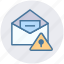 document, envelope, lock, paper, security, warning 