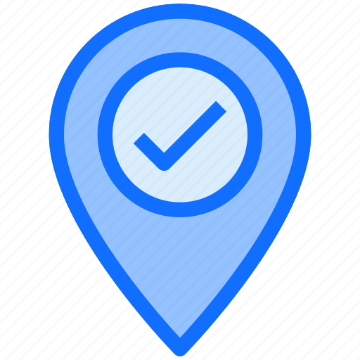 Location, check, protect, pin icon - Download on Iconfinder