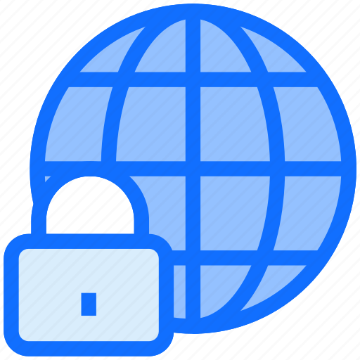 World, global, lock, lockdown icon - Download on Iconfinder
