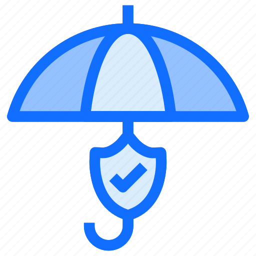 Umbrella, shield, check, security icon - Download on Iconfinder