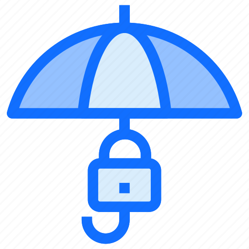 Umbrella, lock, security, forecast icon - Download on Iconfinder