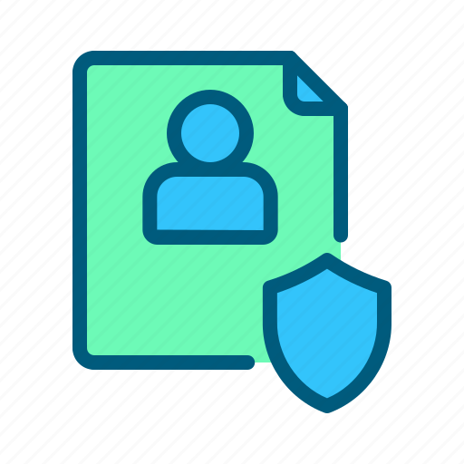 Account, contact, gdpr, protection, security, shield, user icon - Download on Iconfinder