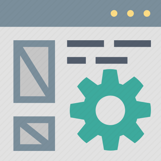 Gear, browser, configuration, design, setting, webpage, working icon - Download on Iconfinder