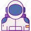 astronaut, human, space, space suit 