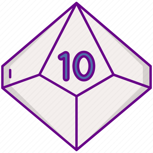 Board game, d10, dice, game icon - Download on Iconfinder