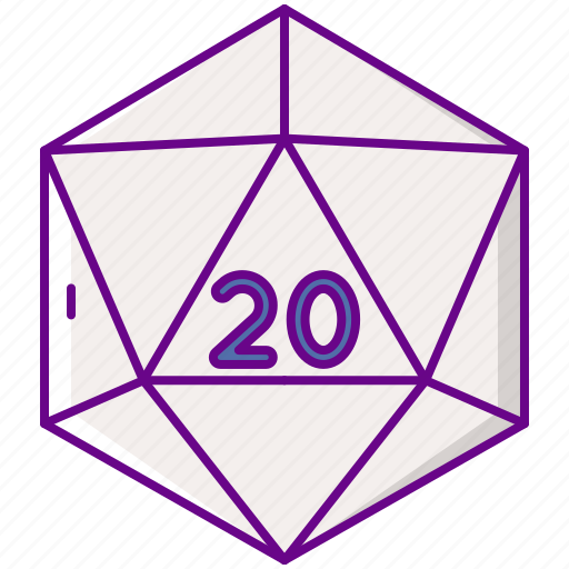 D&d, d20, dice, game icon - Download on Iconfinder