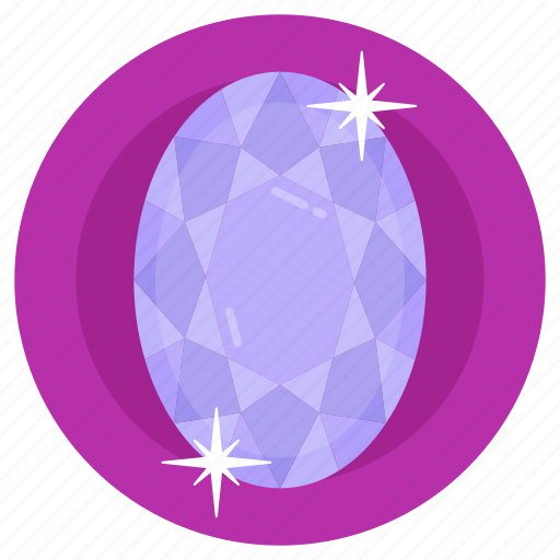 Gem, diamond, emerald, carbon crystal, birthstone icon - Download on Iconfinder